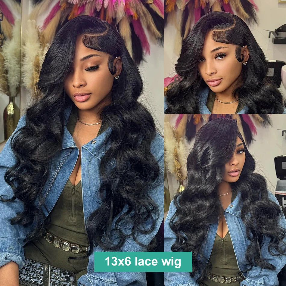40 Inch Body Wave Lace Front Wig Pre Plucked With Baby Hair 13x4 13x6 HD Lace Frontal Wigs For Women Body Wave Human Hair Wigs