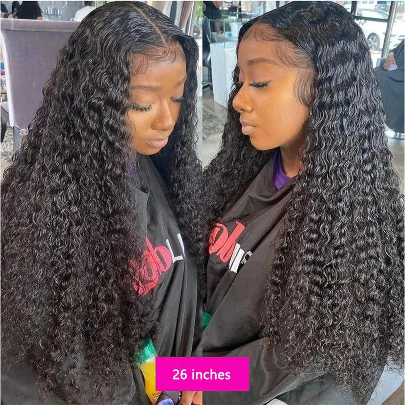 5x5 Curly Glueless Wigs Human Hair 13x6 Deep Wave Hd Lace Front Human Hair Wig Brazilian Ready To Wear Water Wave Lace Wigs