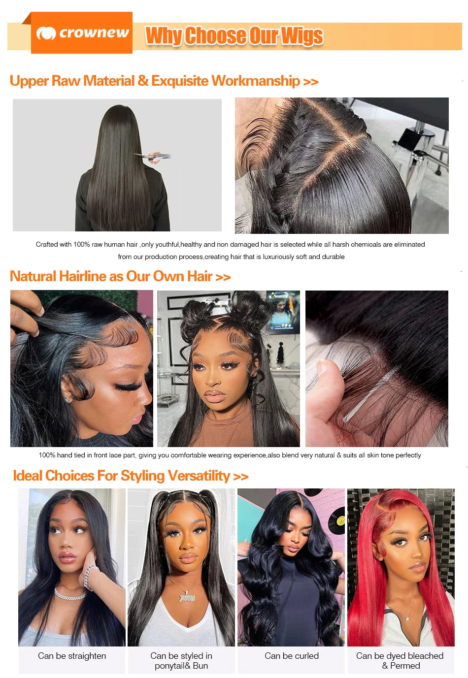 Deep Wave Wigs 13X4 HD Lace Front Human Hair Wig 42 Inch Long Curly Lace Front Human Hair Wig Pre Plucked Human Hair Wigs