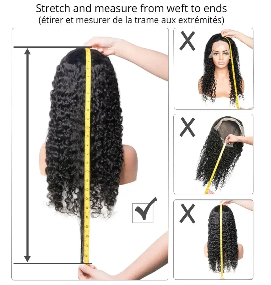 5x5 Curly Glueless Wigs Human Hair 13x6 Deep Wave Hd Lace Front Human Hair Wig Brazilian Ready To Wear Water Wave Lace Wigs