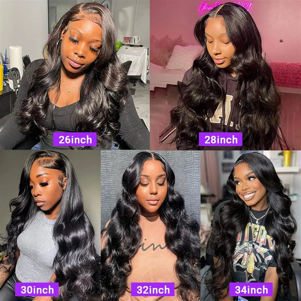 40 Inch Body Wave Lace Front Wig Pre Plucked With Baby Hair 13x4 13x6 HD Lace Frontal Wigs For Women Body Wave Human Hair Wigs