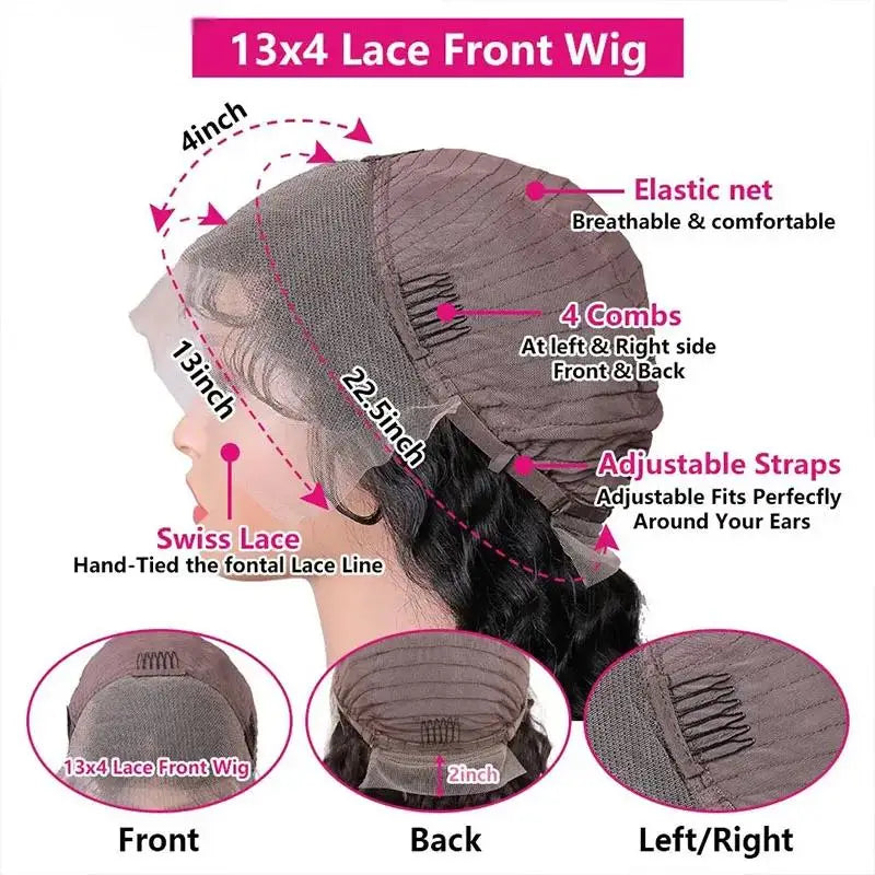 2026 Fashion Style Colored Giner 13×4 Lace Front Wigs Cosplay Good Quality Brazilian For Women 2026 Super Soft Natural Hairline
