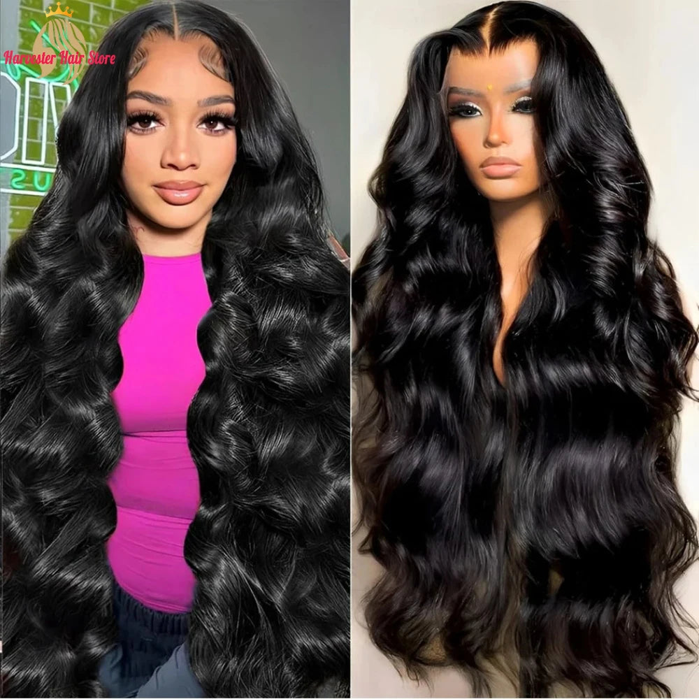 40 Inch Body Wave Lace Front Wig Pre Plucked With Baby Hair 13x4 13x6 HD Lace Frontal Wigs For Women Body Wave Human Hair Wigs