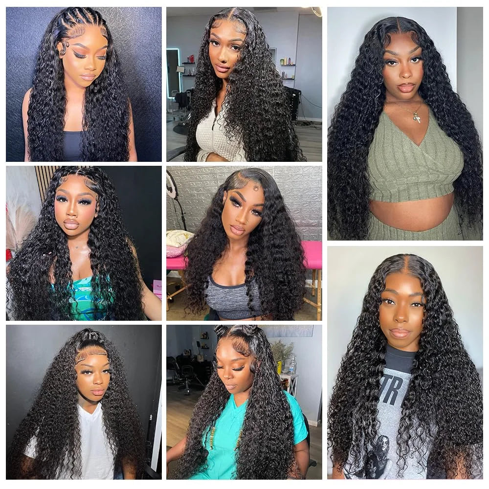 5x5 Curly Glueless Wigs Human Hair 13x6 Deep Wave Hd Lace Front Human Hair Wig Brazilian Ready To Wear Water Wave Lace Wigs