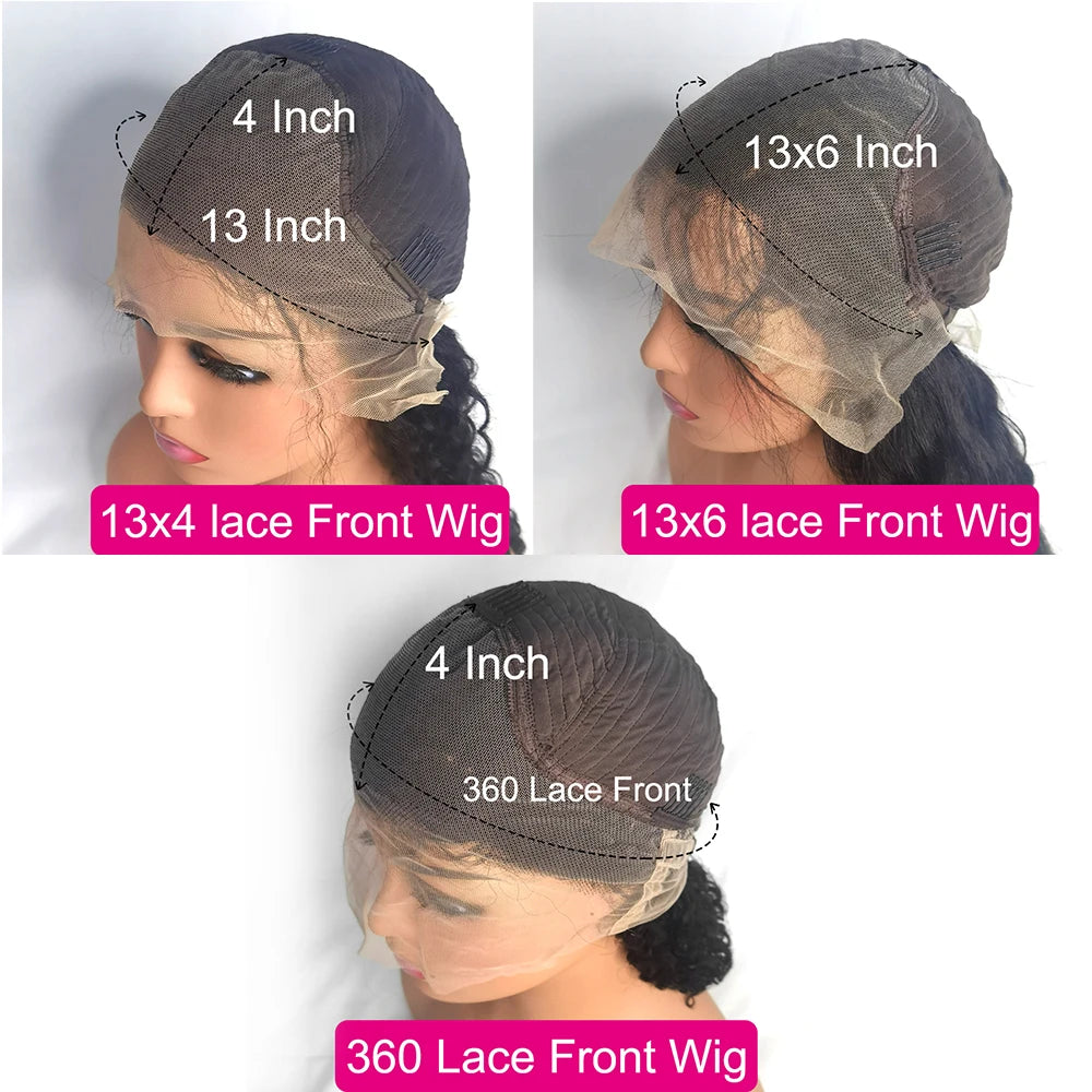 99J Burgundy Deep Wave 13x4 13x6 Hd Lace Frontal Wigs 360 Full Lace Front Wig Human Hair Curly Wigs Pre Plucked Brazilian Hair