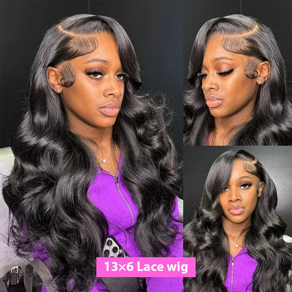 5x5 13x6 HD Body Wave Lace Front Wig 40 Inch Glueless Human Hair Wigs Water Wave Brazilian Wigs Human Hair Wigs Lace Front For Women