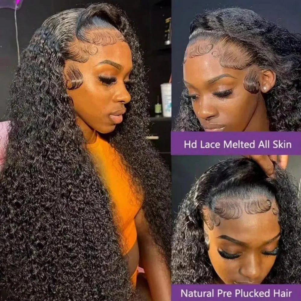 5x5 Curly Glueless Wigs Human Hair 13x6 Deep Wave Hd Lace Front Human Hair Wig Brazilian Ready To Wear Water Wave Lace Wigs