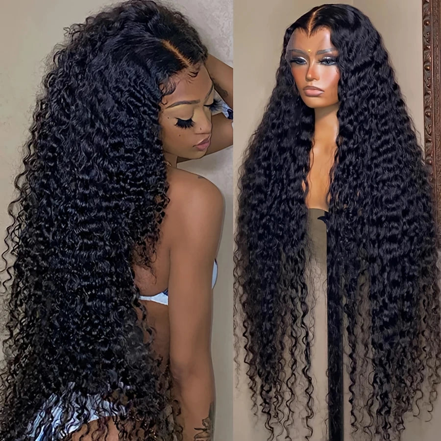 Blonde Loose Curly Brazilian Deep Wave Human Hair Wig 13x4 13x6 HD Lace Front Glueless Wig Breathable Cap Design For Women Beaut