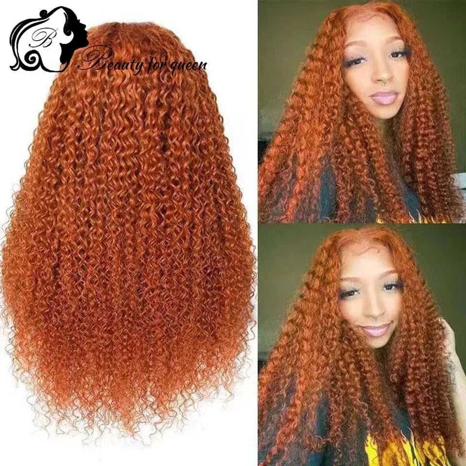 2026 Fashion Style Colored Giner 13×4 Lace Front Wigs Cosplay Good Quality Brazilian For Women 2026 Super Soft Natural Hairline