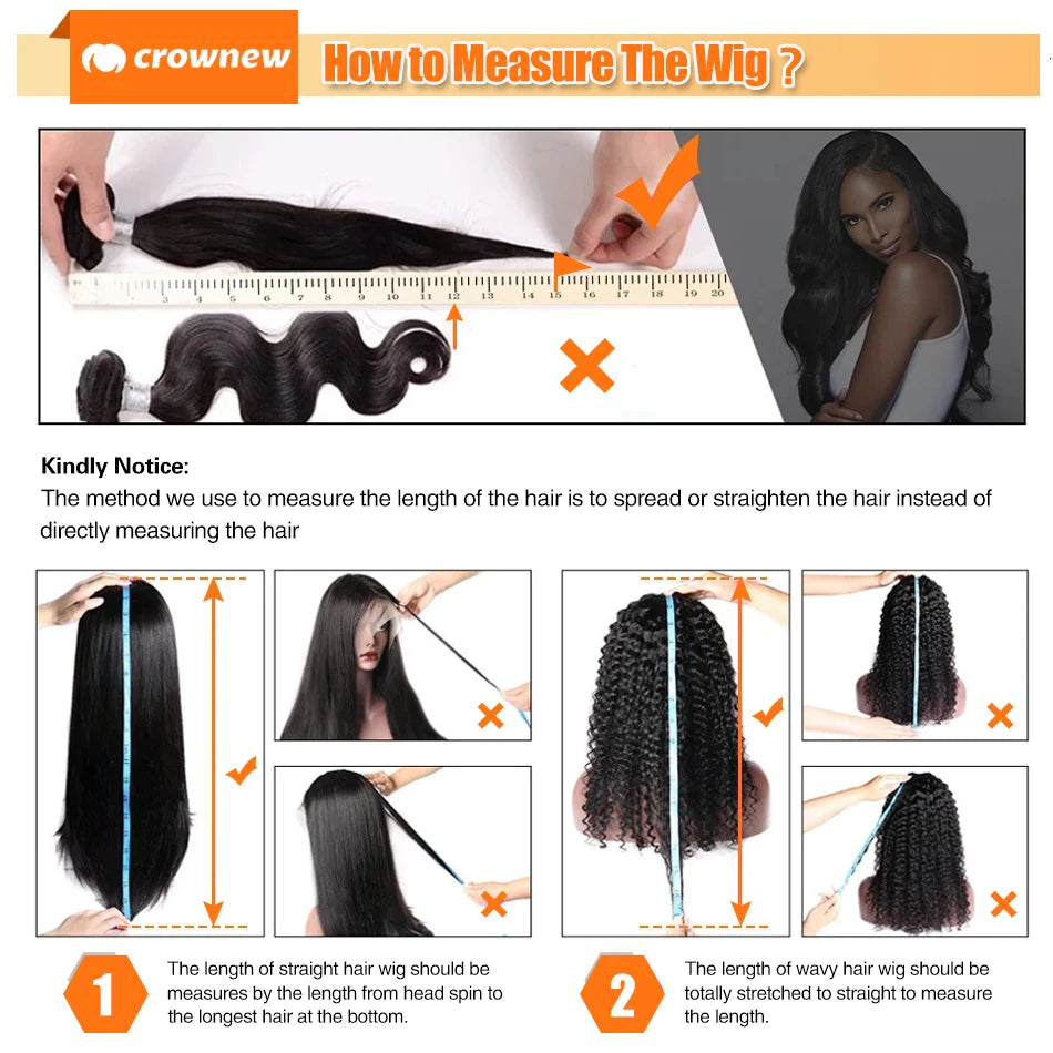 Deep Wave Human Hair Wigs Remy Brazilian Hair Wig 13x4 HD Lace Frontal Human Hair Wig Deep Curly Wig Pre plucked Bleached Knots